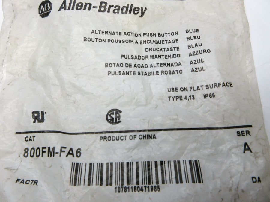 INDUSTRIAL SPARE PART 800FM-FA6 SER. A NSMP