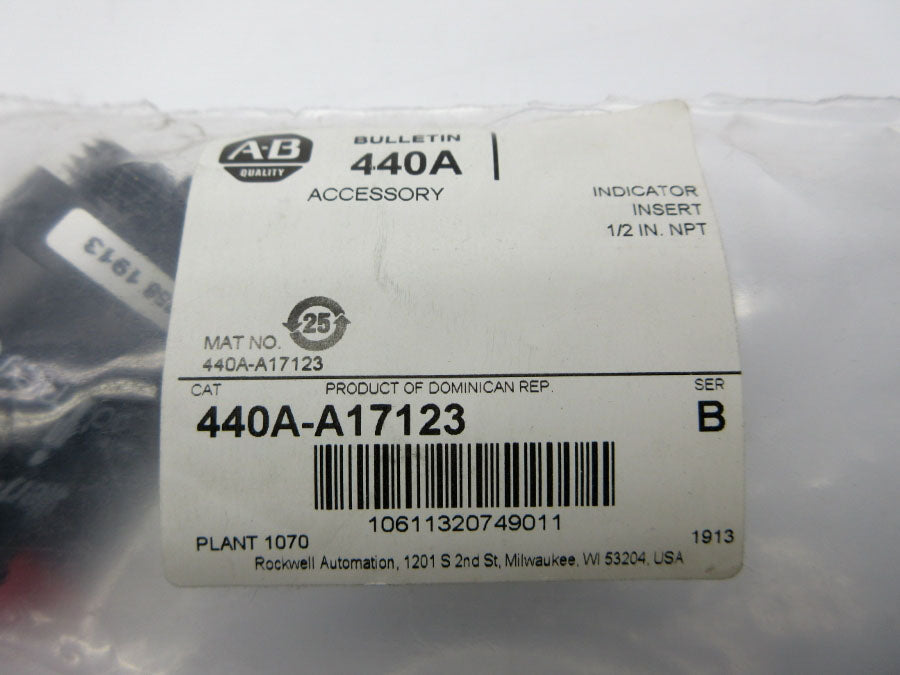 INDUSTRIAL SPARE PART 440A-A17123 SER. B NSMP