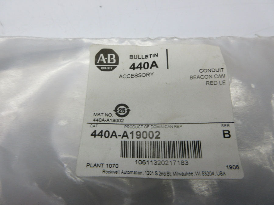 INDUSTRIAL SPARE PART 440A-A19002 SER. B NSMP
