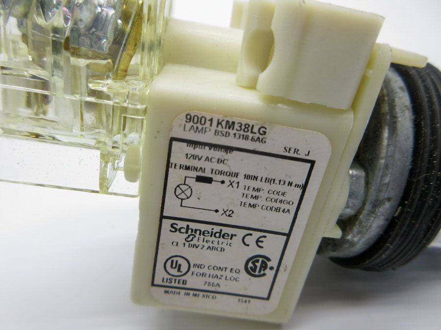SCHNEIDER ELECTRIC 9001KM38LG SER. J 120VAC/DC (AS PICTURED) NSNP