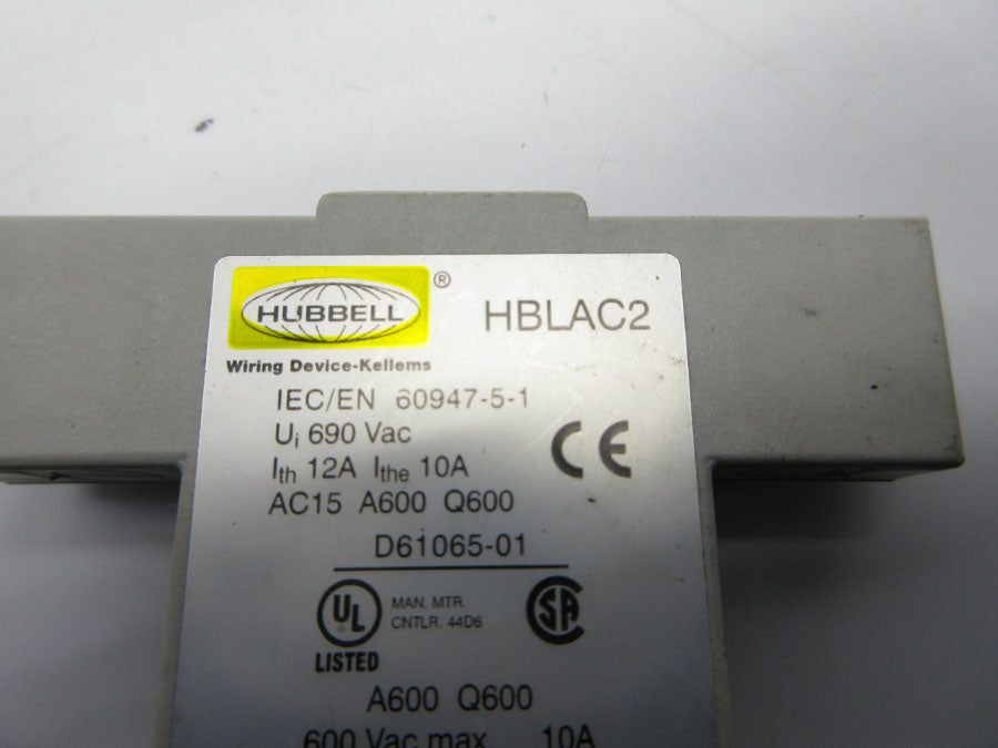 HUBBELL HBLAC2 600VAC 10A NSNP