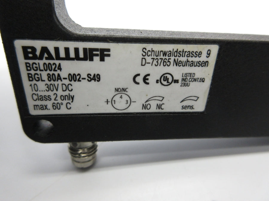 BALLUFF BGL0024 BGL80A-002-S49 10-30VDC UNMP