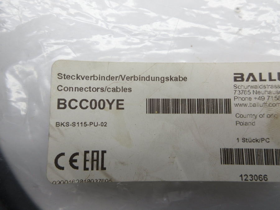 BALLUFF BCC00YE BKS-S115-PU-02 NSMP