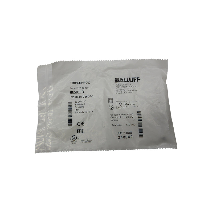 BALLUFF BES0113 BES516-377-G-E5-C-S49 10-30VDC NSMP