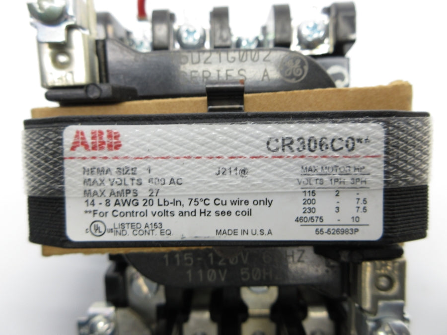 ABB CR306C002 110/115-120V 27A NSNP