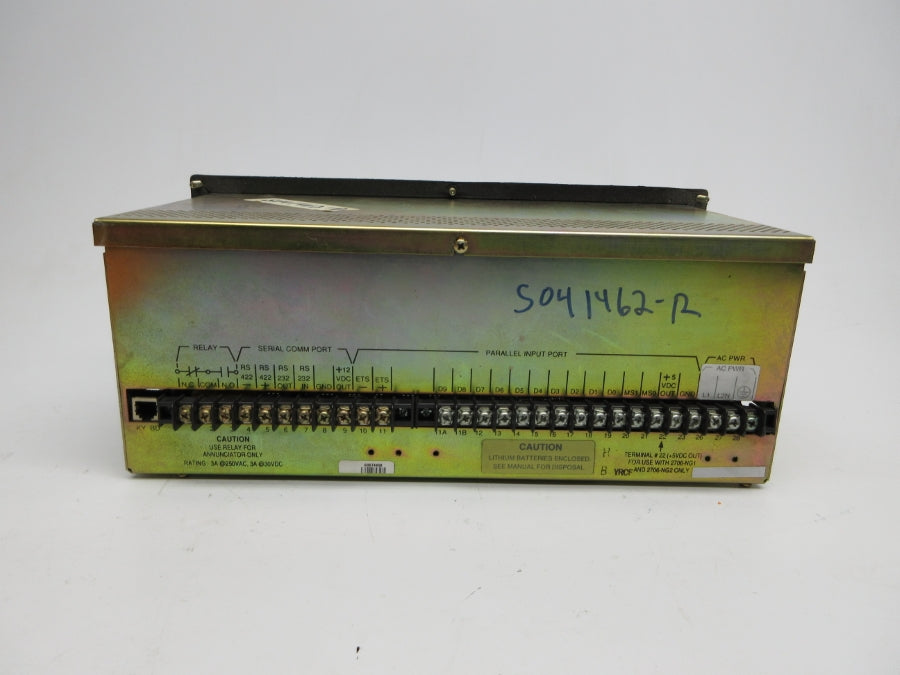 INDUSTRIAL SPARE PART 2706-B43J16 SER. C F/W 3.02 100-240VAC 0.37-0.17A REV. C UNMP