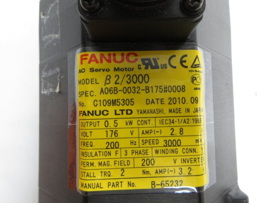 FANUC A06B-0032-B175#7008 176V 2.8A NSNP