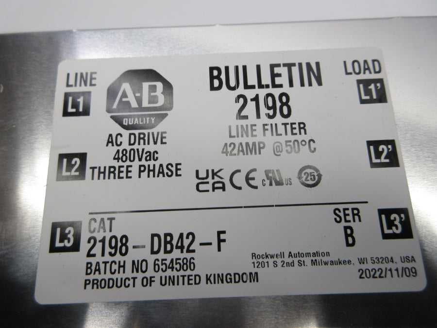 INDUSTRIAL SPARE PART 2198-DB42-F SER. B 480VAC 42A NSNP