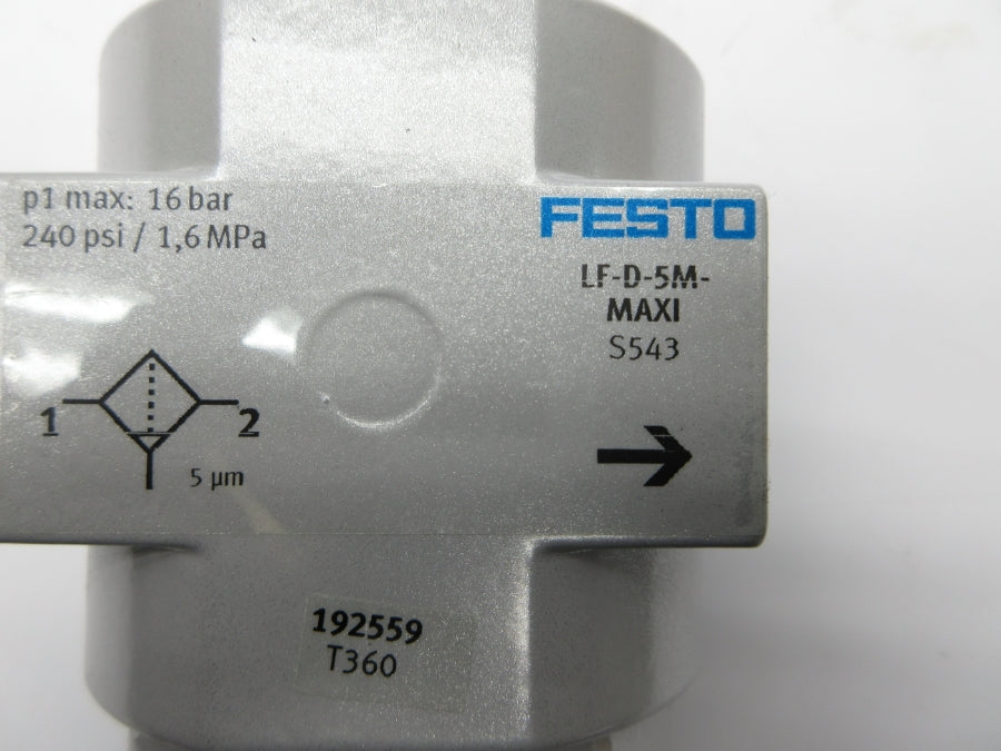 FESTO LF-D-5M-MAXI 192559 240PSI NSNP