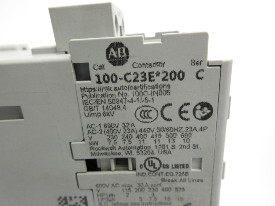 INDUSTRIAL SPARE PART 100-C23EJ200 SER. C 24VDC NSNP