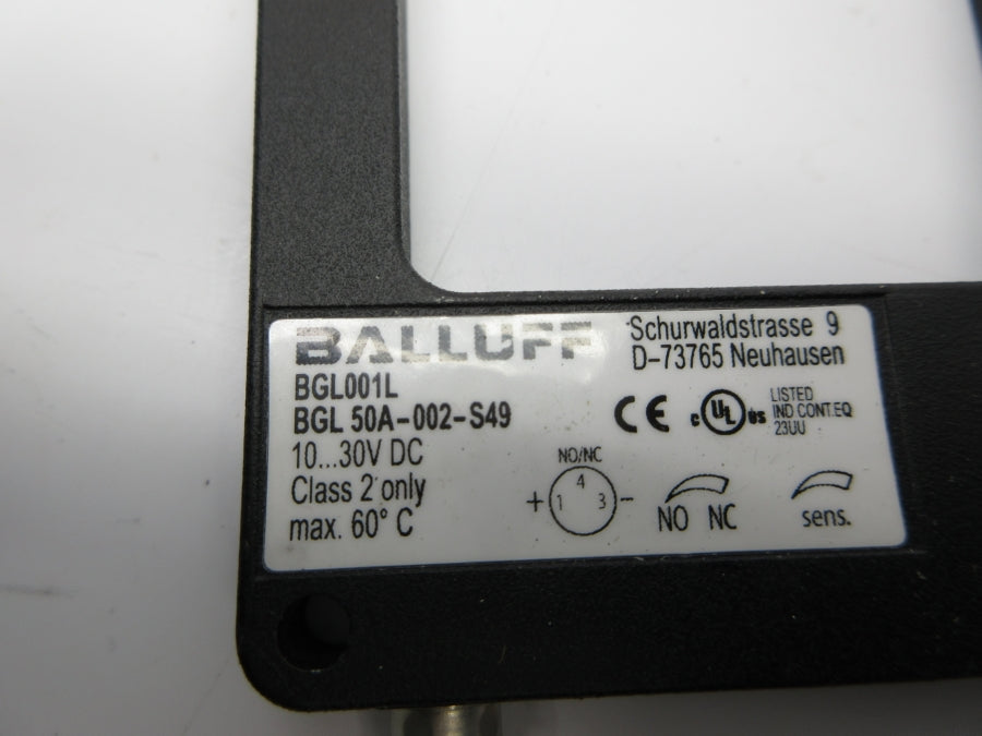 BALLUFF BGL001L BGL50A-002-S49 10-30VDC NSNP