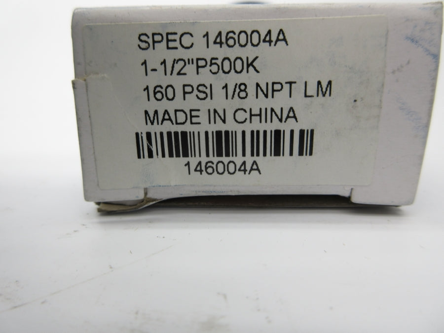 AMETEK 146004A 160PSI 1-1/2" NSMP