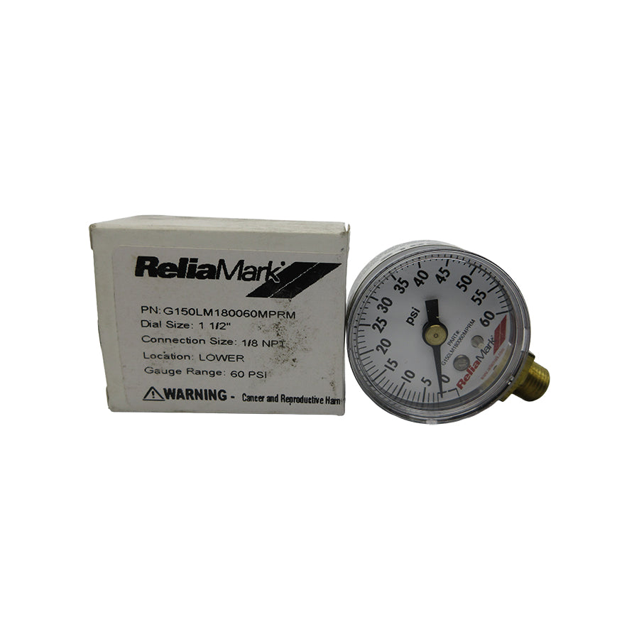 RELIA MARK G150LM180060MPRM 60PSI 1-1/2" NSMP
