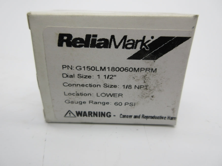 RELIA MARK G150LM180060MPRM 60PSI 1-1/2" NSMP