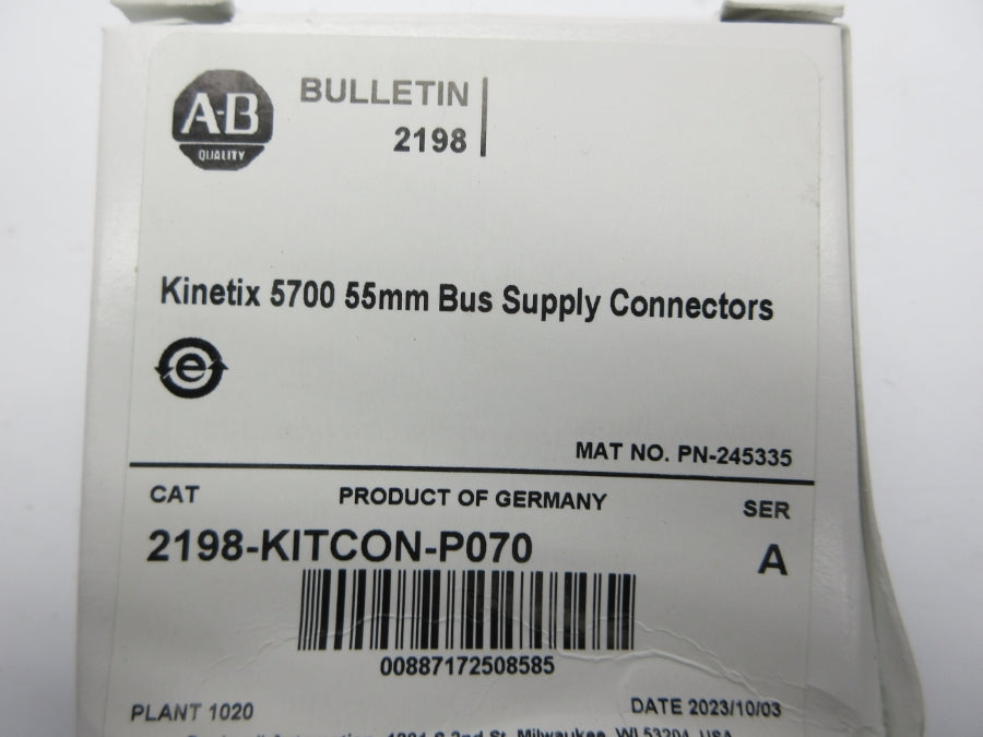 INDUSTRIAL SPARE PART 2198-KITCON-P070 SER. A (WH) NSMP