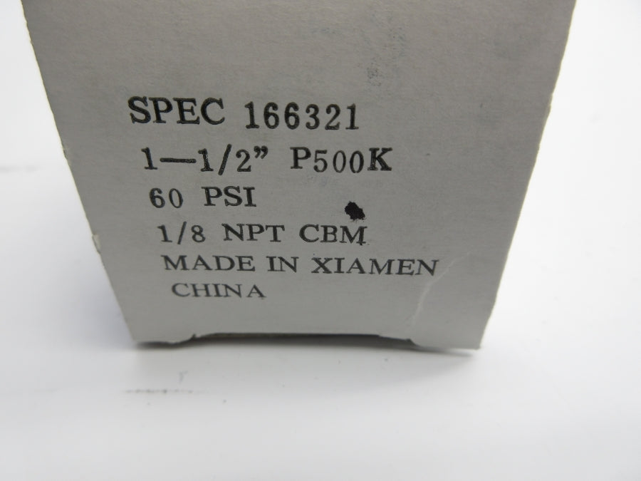 AMETEK 166321 60PSI 1-1/2" NSMP