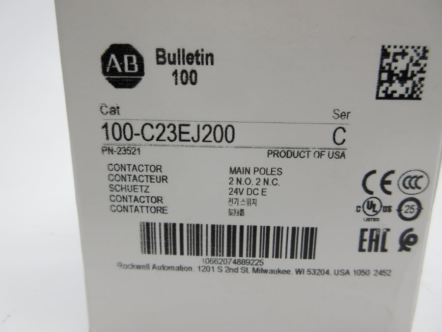 INDUSTRIAL SPARE PART 100-C23EJ200 SER. C 24VDC (WH) NSMP