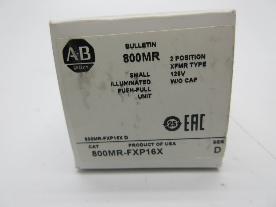 INDUSTRIAL SPARE PART 800MR-FXP16X SER. D 110/120V (AS PICTURED) (WH) NSMP