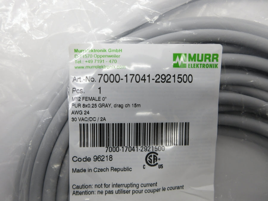 MURR ELEKTRONIK 7000-17041-2921500 30VAC/DC 2A NSMP