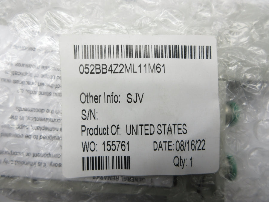 NUMATICS 052BB4Z2ML11M61 NSMP