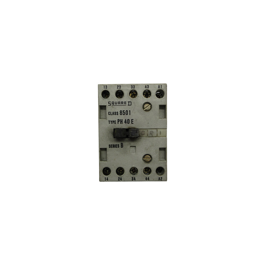 SQUARE D 8501PH40E SER. B 110/120V UNMP