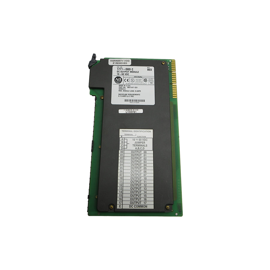 INDUSTRIAL SPARE PART 1771-OBD SER. C 10-60VDC REV. B03 UNMP