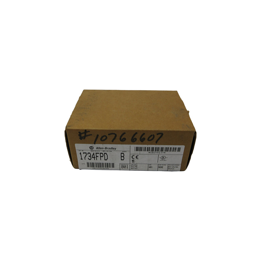 INDUSTRIAL SPARE PART 1734-FPD SER. B DATE: 2004 REV. A01 NSFS