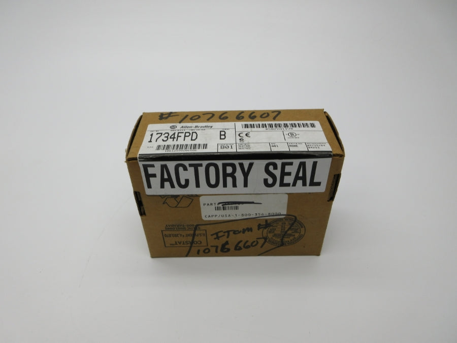 INDUSTRIAL SPARE PART 1734-FPD SER. B DATE: 2004 REV. A01 NSFS