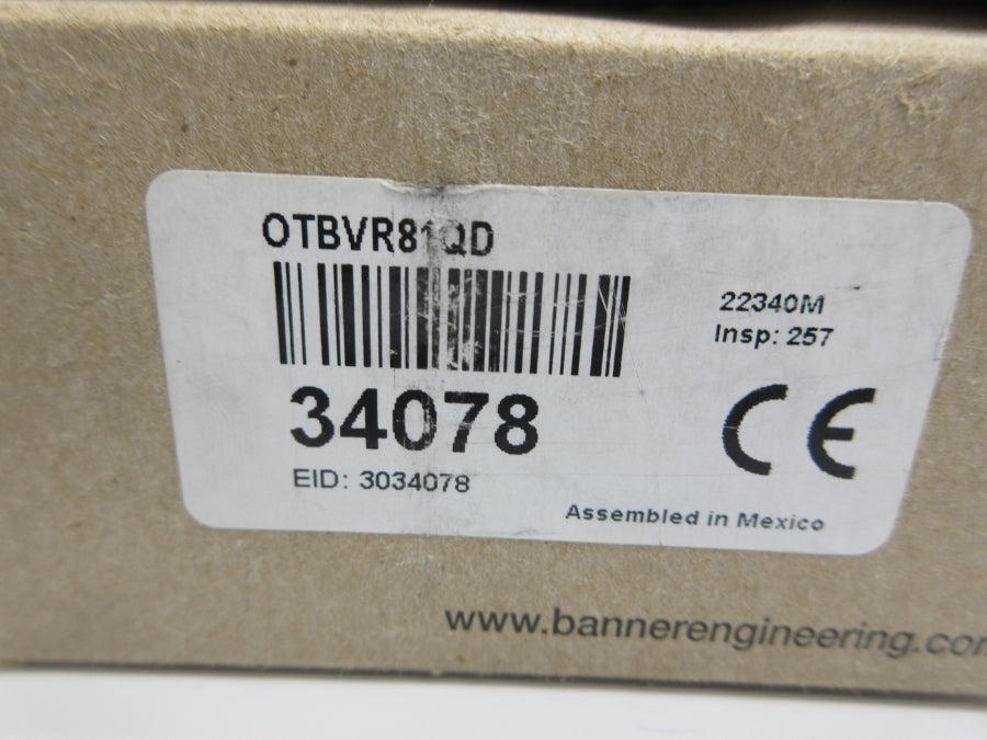 BANNER ENGINEERING OTBVR81QD 34078 (AS PICTURED) NSMP