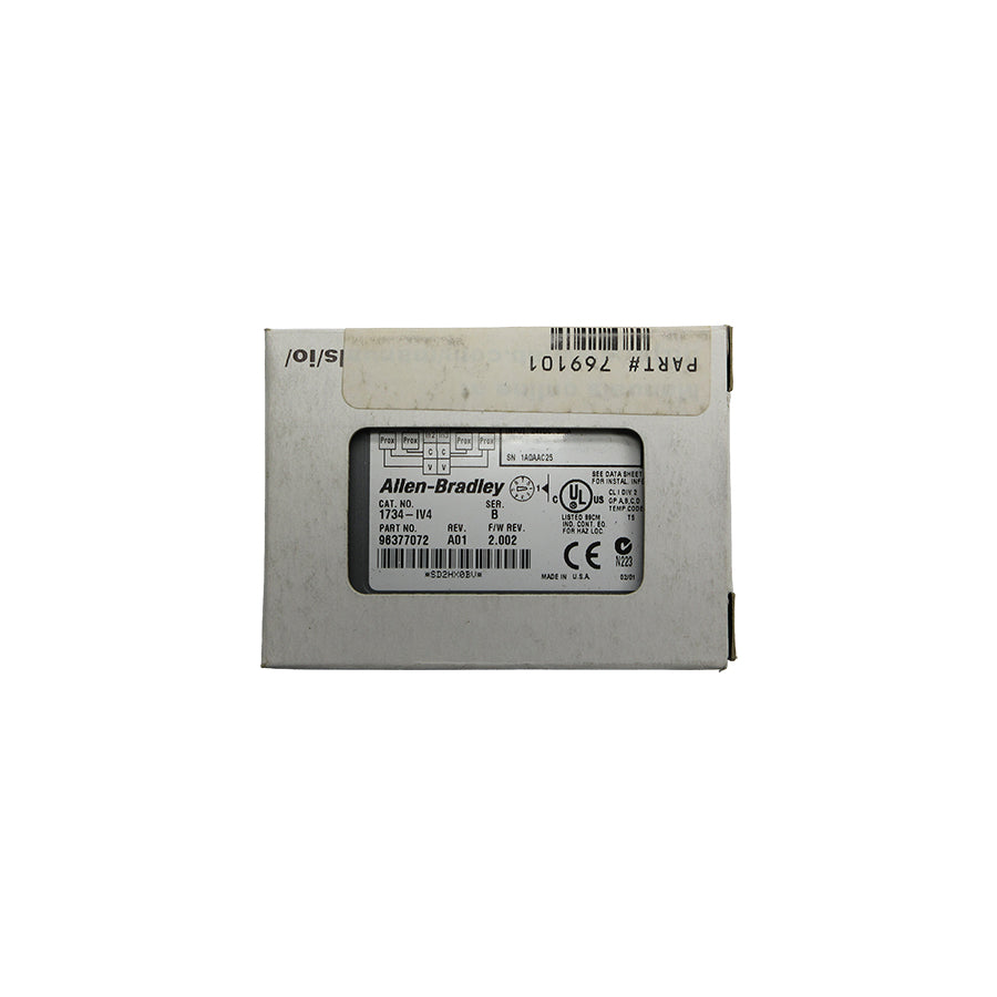 INDUSTRIAL SPARE PART 1734-IV4 SER. B F/W 2.002 24VDC REV. A01 NSMP
