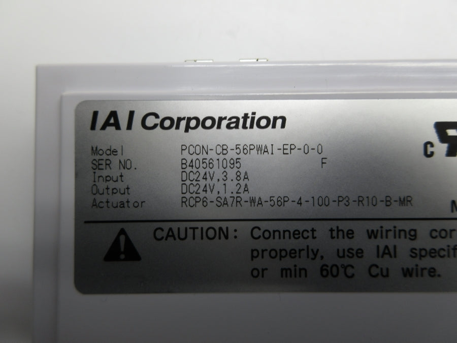IAI PCON-CB-56PWAI-EP-0-0 24VDC 3.8A NSNP