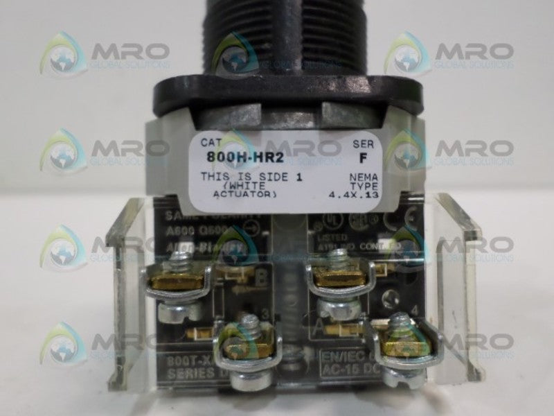 INDUSTRIAL SPARE PART 800H-HR2 SER. F SELECTOR SWITCH (AS PICTURED) UNMP