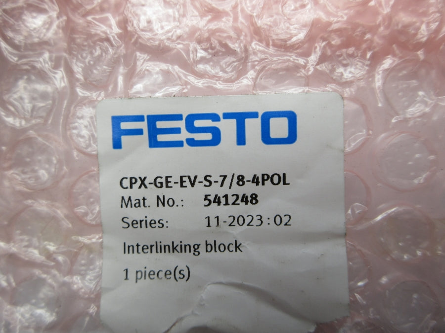 FESTO CPX-GE-EV-S-7/8-4POL 541248 NSMP