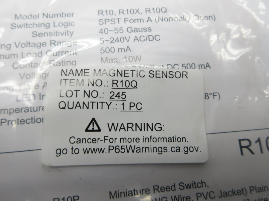 INDUSTRIAL SPARE PART R10Q NSMP