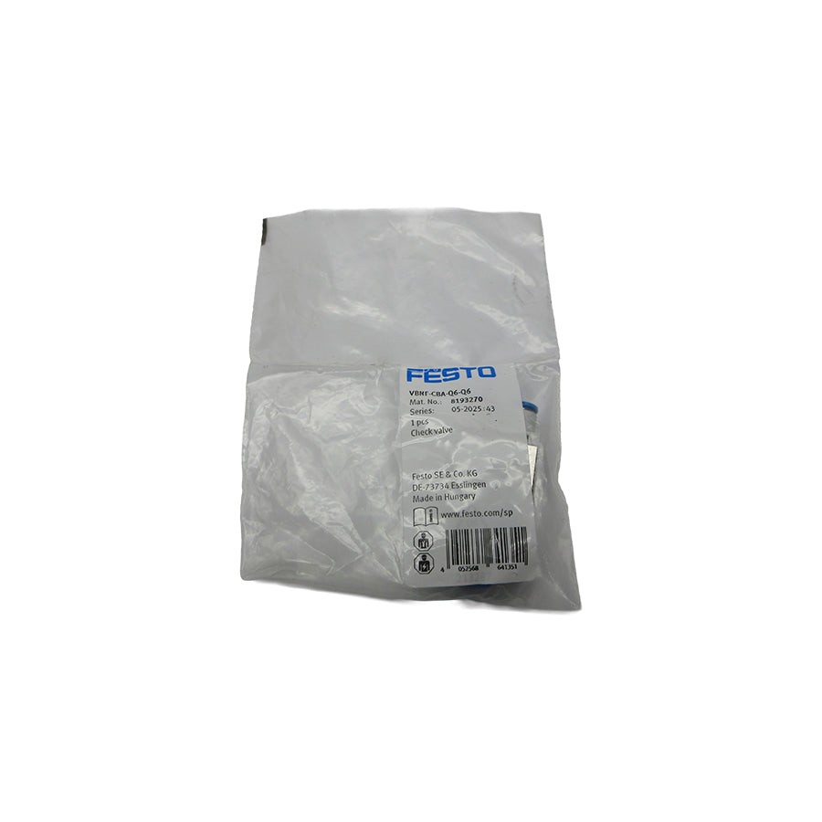 FESTO VBNF-CBA-Q6-Q6 8193270 NSMP