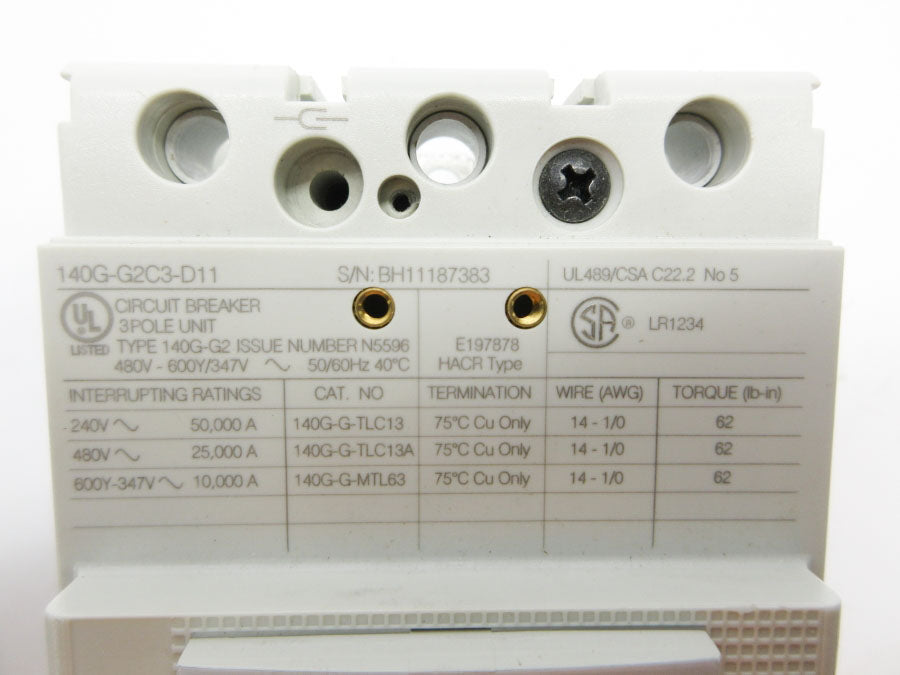 INDUSTRIAL SPARE PART 140G-G2C3-D11 UNMP