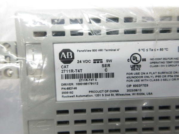INDUSTRIAL SPARE PART 2711R-T4T SER. C 24VDC NSNP