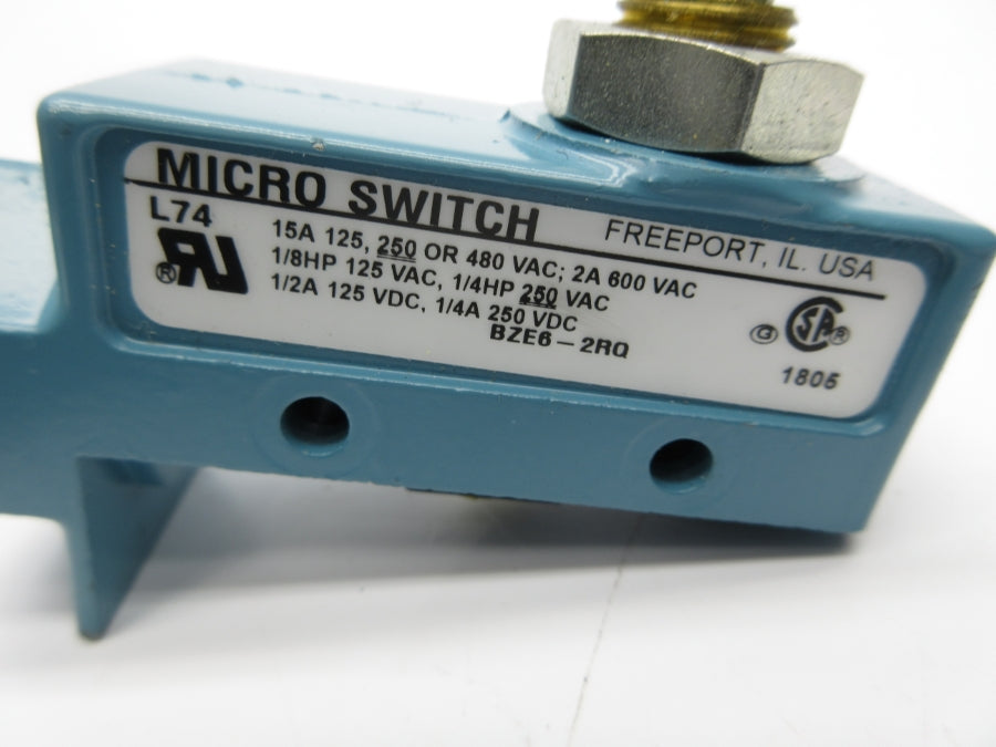 MICRO SWITCH BZE6-2RQ 600VAC 2A (BLUE) (AS PICTURED) NSNP