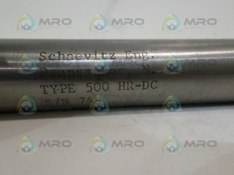 SCHAEVITZ 500HR-DC VARIABLE DIFFERENTIAL TRANSFORMER TRANSDUCER UNMP