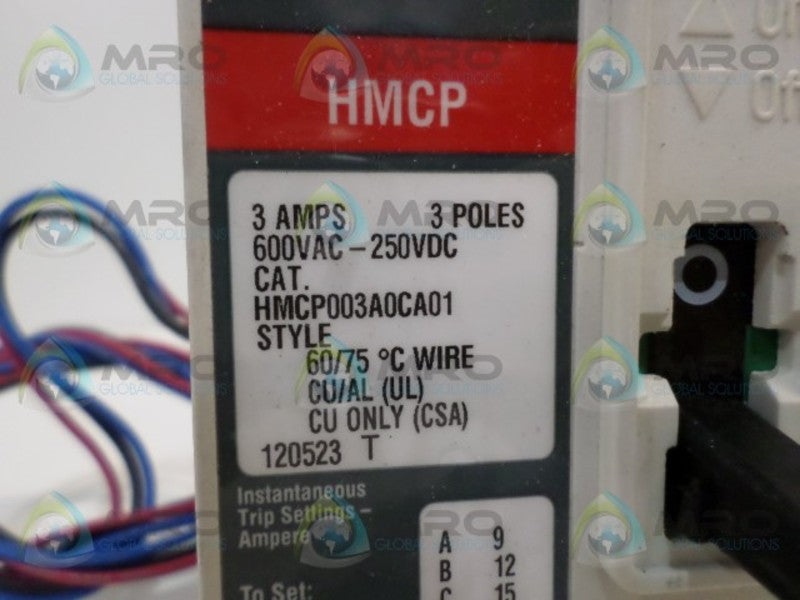 EATON HMCP003A0CA01 3A  NSNP