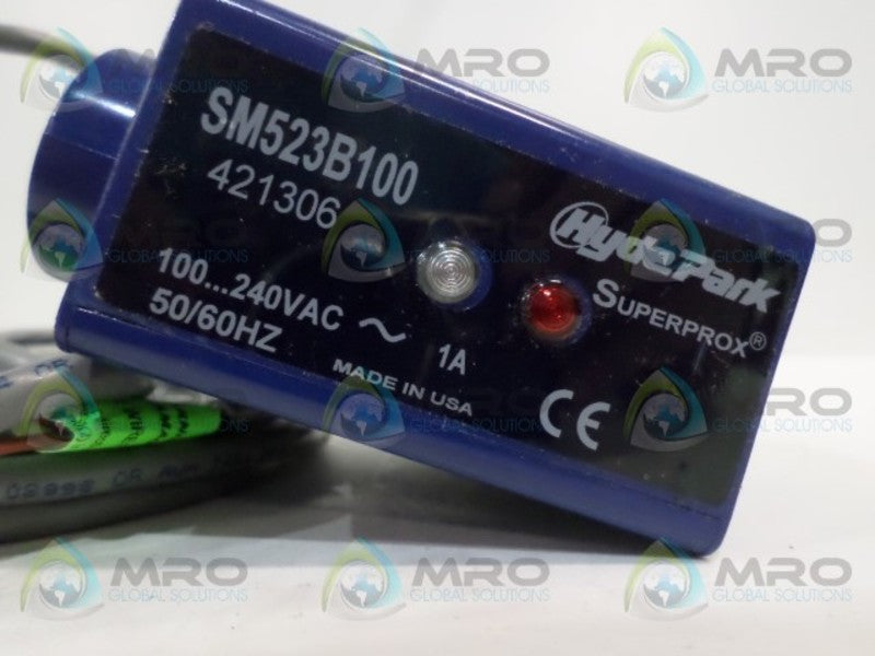 HYDE PARK SM523B100 SUPERPROX ULTRASONIC PROXIMITY SENSOR NSNP