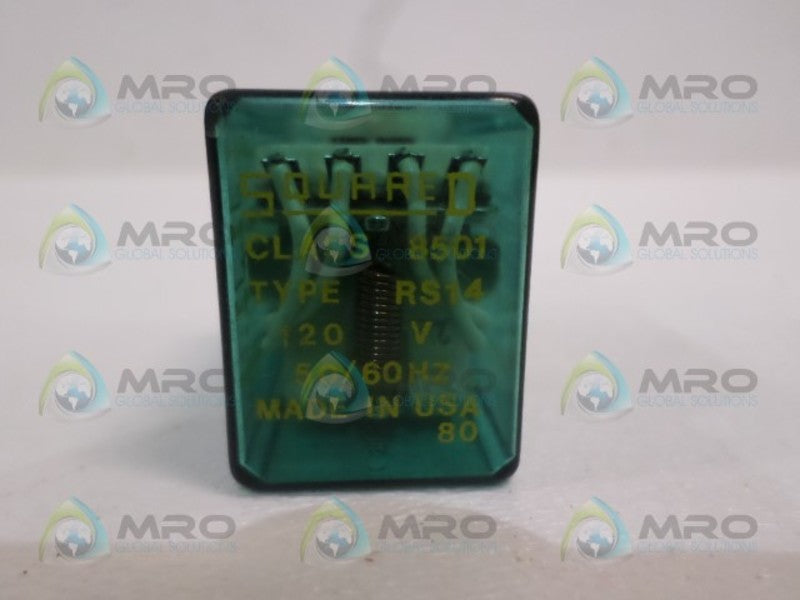SQUARE D 8501-RS14 RELAY 120V UNMP