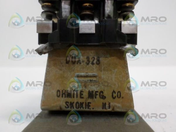 OHMITE D0X-328 RELAY UNMP