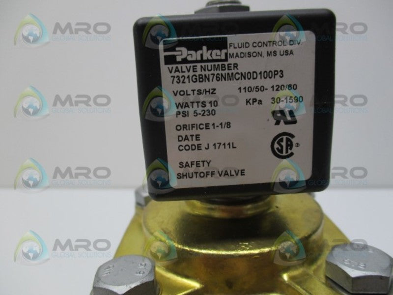 PARKER 7321GBN76NMCN0D100P3 SOLENOID VALVE NSNP