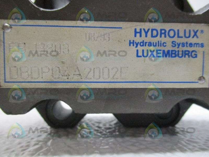 HYDROLUX DBDP04A2002E EB13803 VALVE NSNP