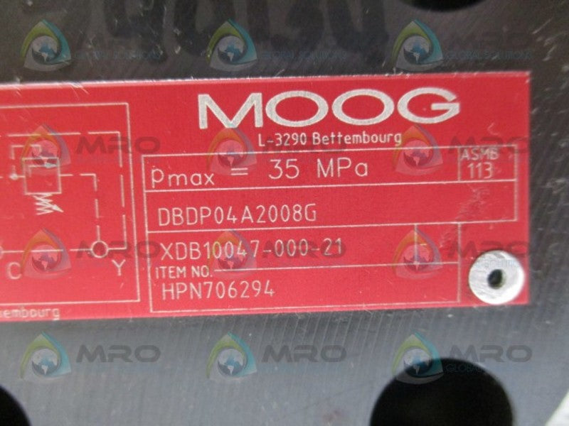 MOOG 706294 XDB10047-000-21 DBDP04A2008G VALVE NSNP