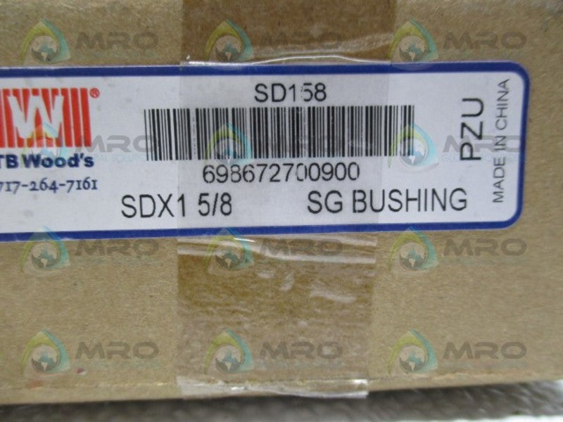 TB WOODS SD158 5YLG8 SD BUSHING 1-5/8" NSMP