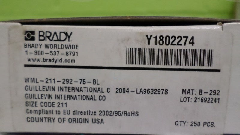 BRADY Y1802274 NSMP