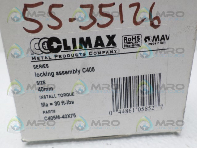 CLIMAX C405M-40X75 LOCKING ASSEMBLY NSMP