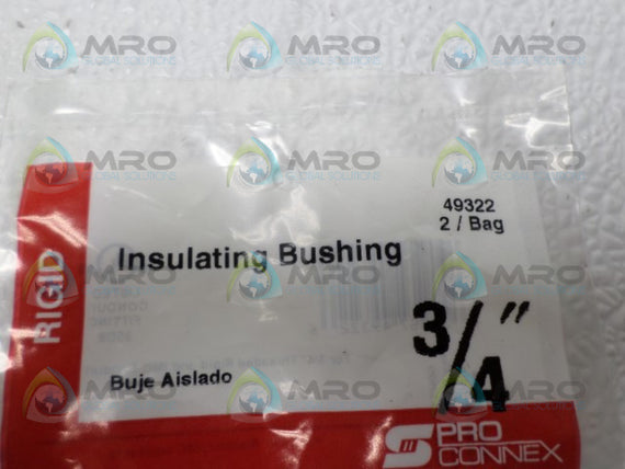 CONNEX 49322 INSULATING BUSHING 3/4" (PKG OF 2) NSMP